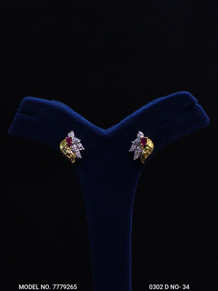 Ethnic Cubic Zirconia Earrings - Amaara World