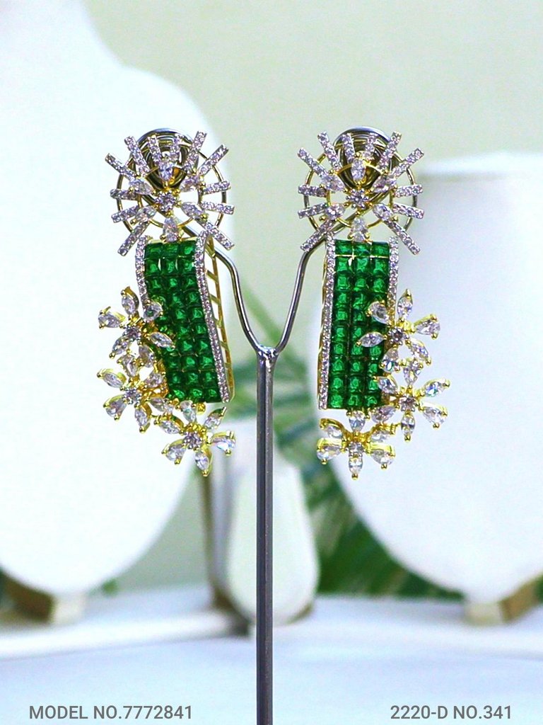 Diamond Replica Long Earrings - Amaara World