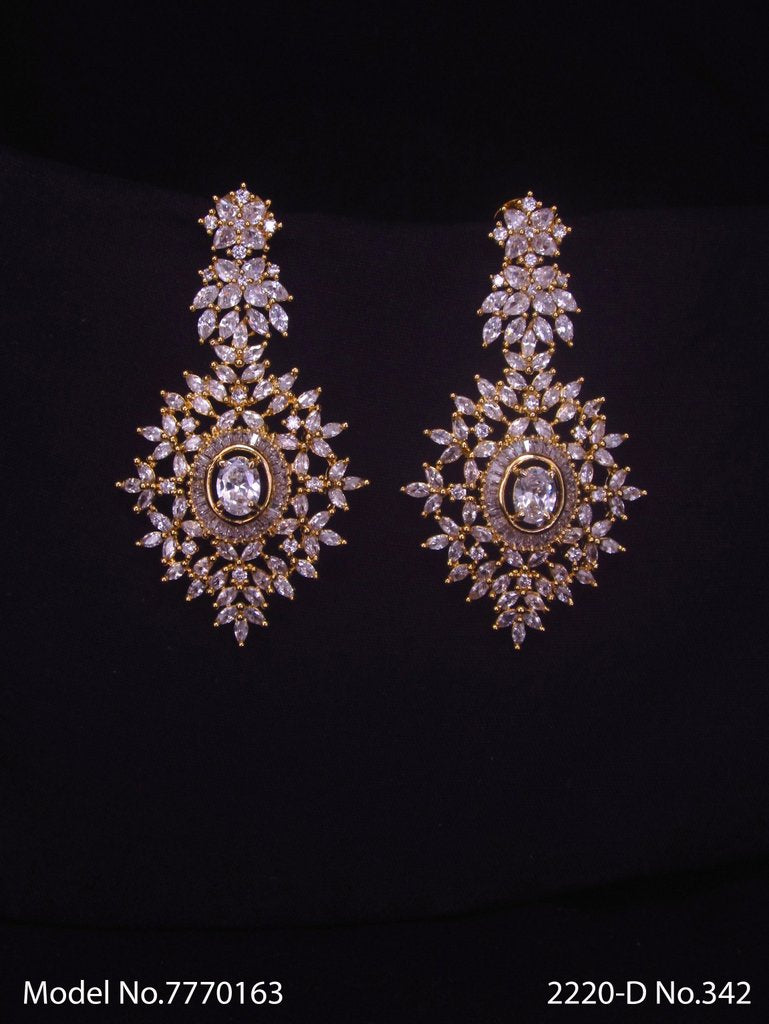 Imitation Jewelry | Cz Earrings - View A