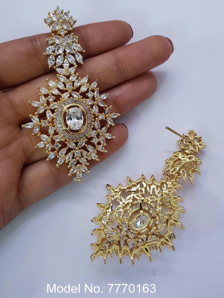 Imitation Jewelry | Cz Earrings - View B