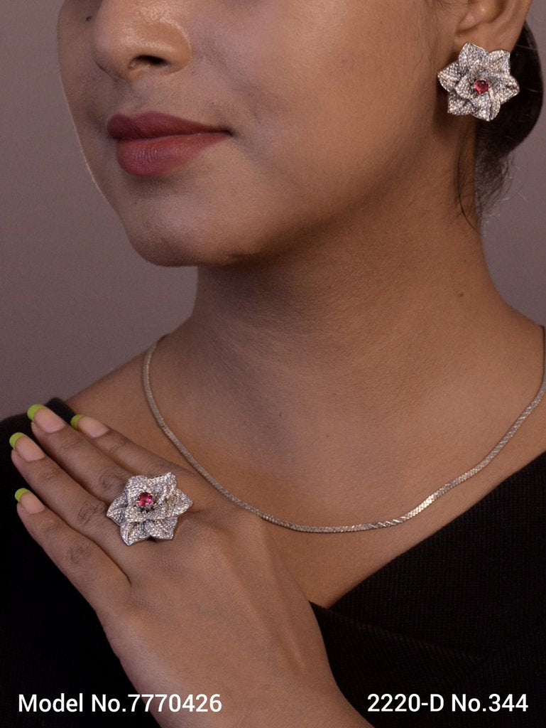Earring With Finger Rings - Style 3 - Amaara World