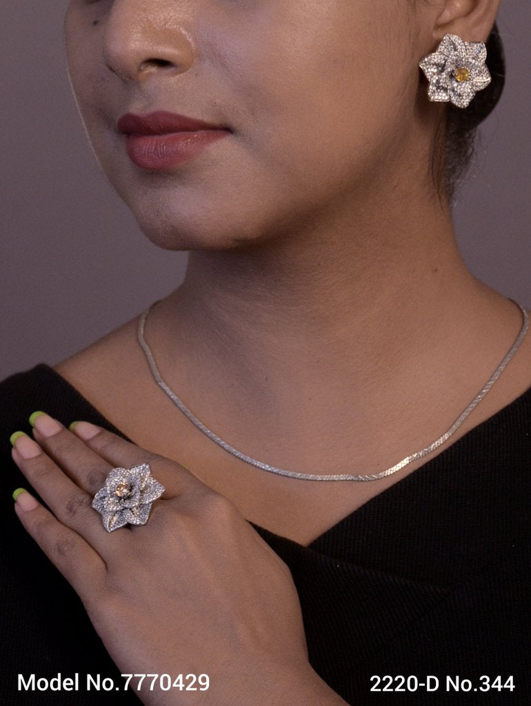 Earring With Finger Rings - Style 6 - Amaara World