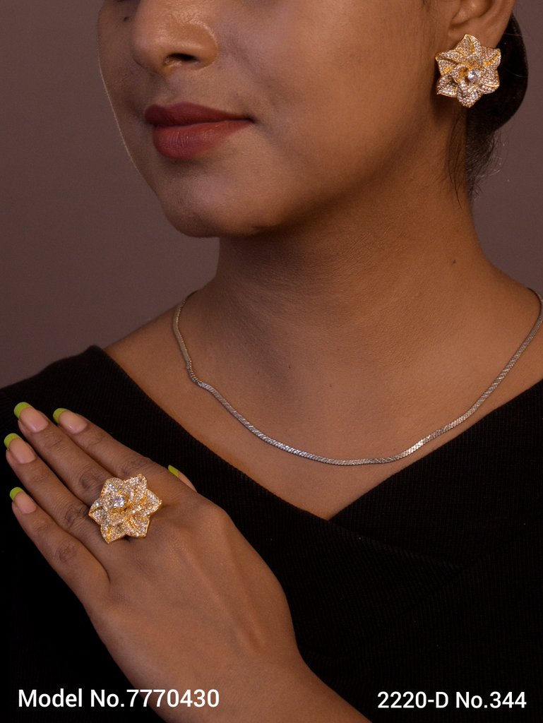 Earring With Finger Rings - Style 7 - Amaara World