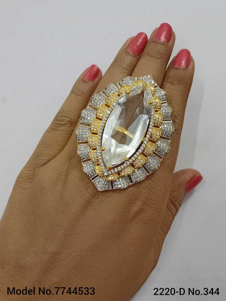 Crystal Zenith Ring - View 2 - Amaara World