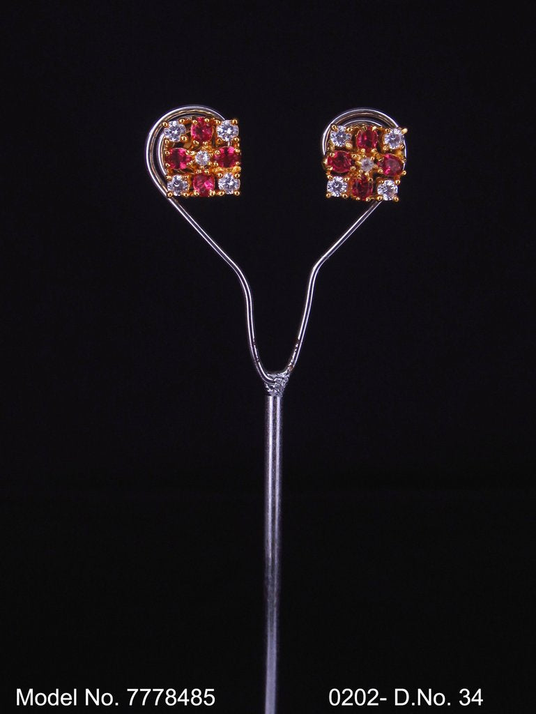 Wedding Gifts | Stud Earrings for royal looks - Style 2 - Amaara World