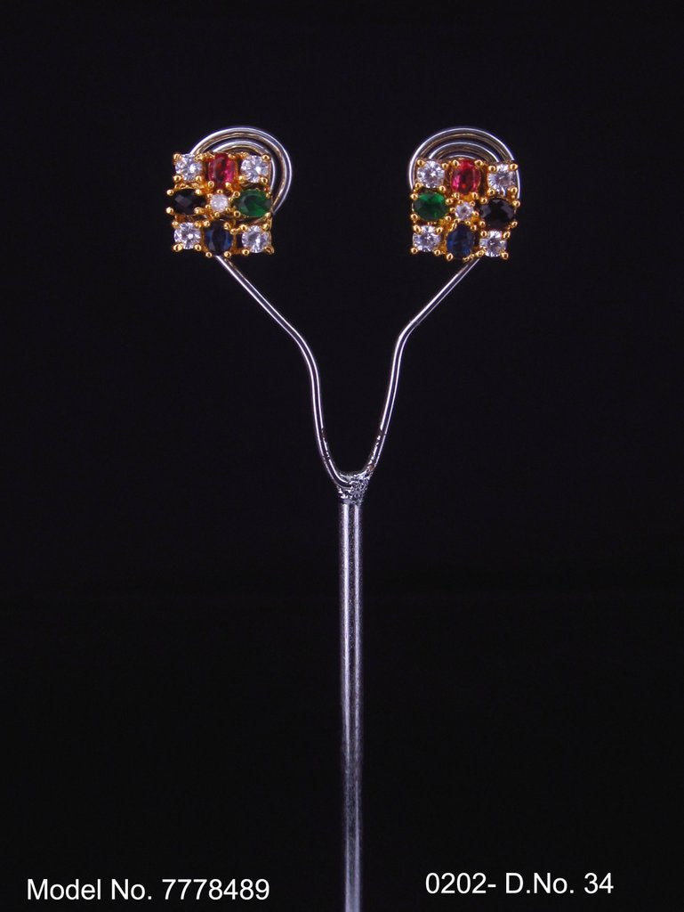 Wedding Gifts | Stud Earrings for royal looks - Style 6 - Amaara World