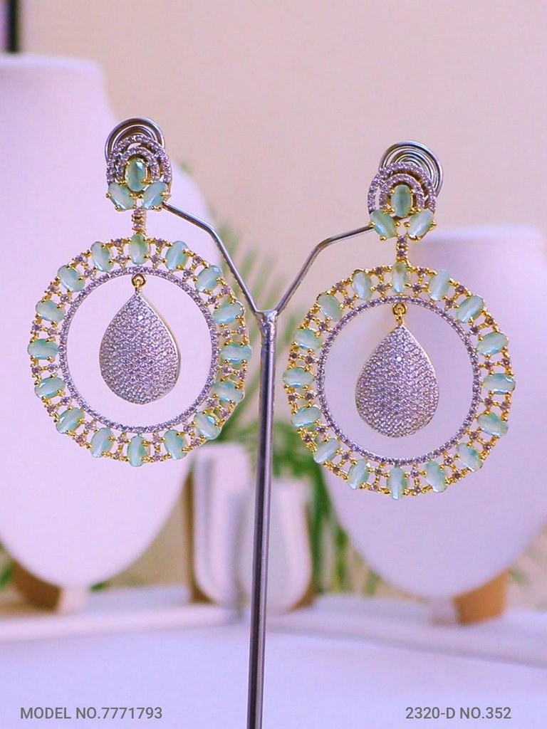 Cubic Zirconia | Earrings - Amaara World