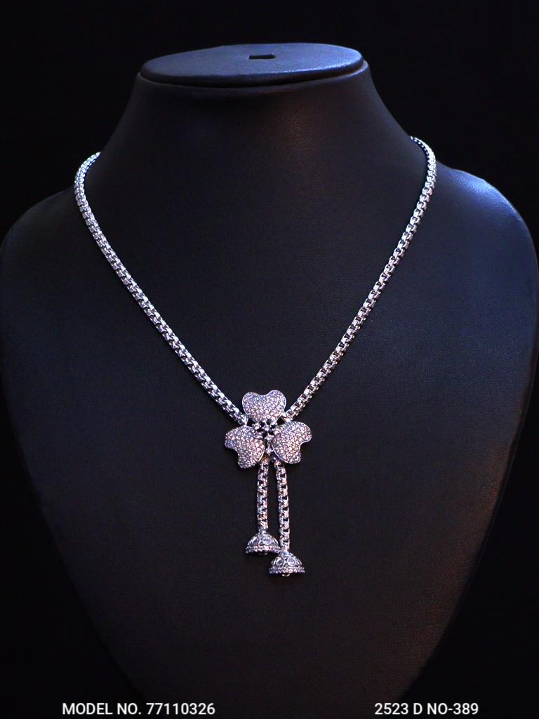 Classic Cz Jewelry Set with Earrings - View A