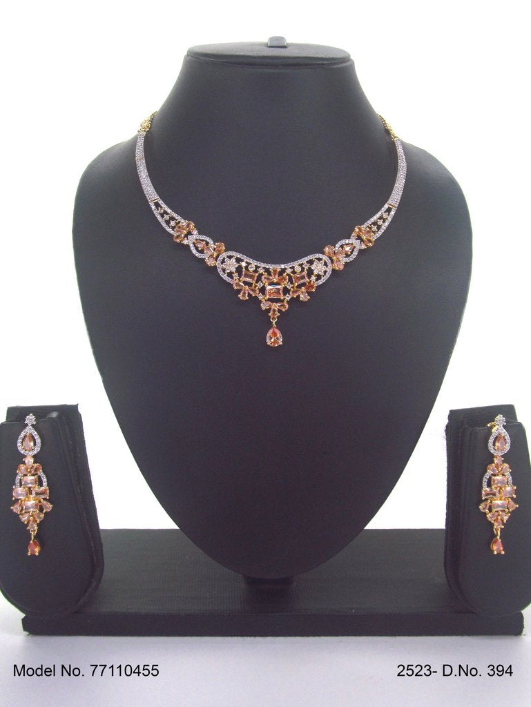 Made in India | Cz Necklace Set - Amaara World