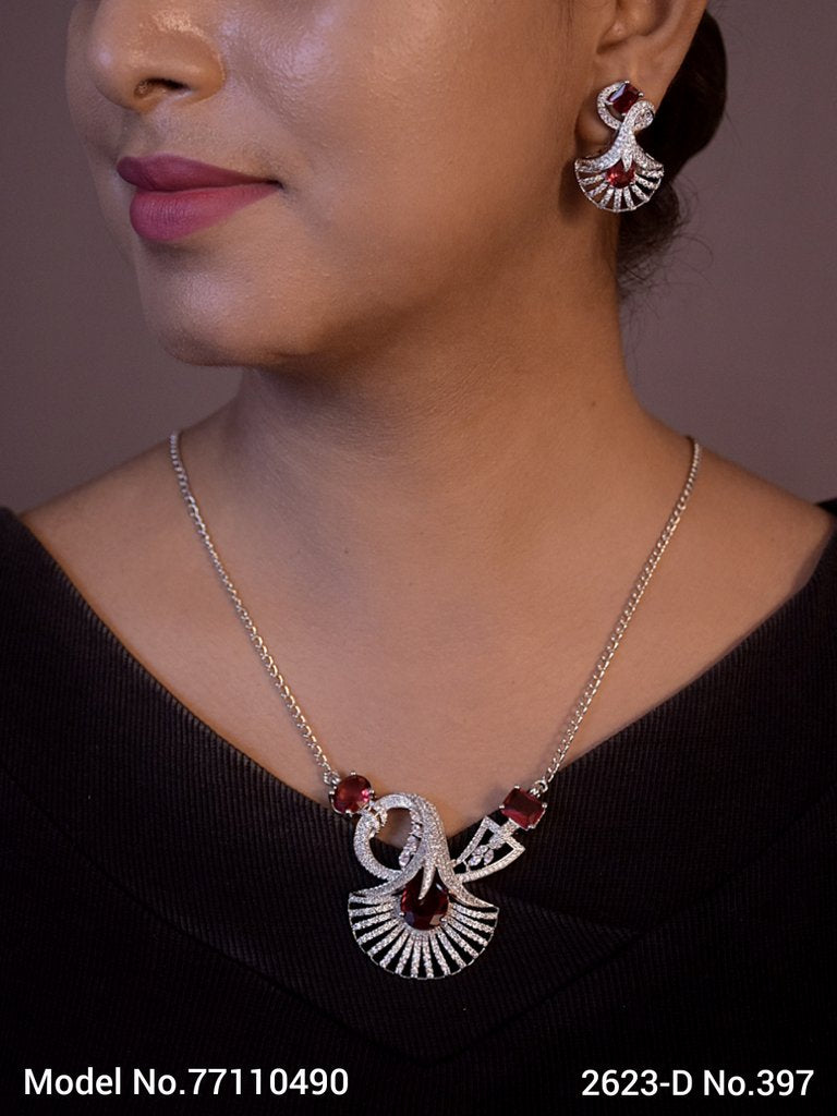 American Diamond Necklace Set | Wonderful Gift Item - Amaara World