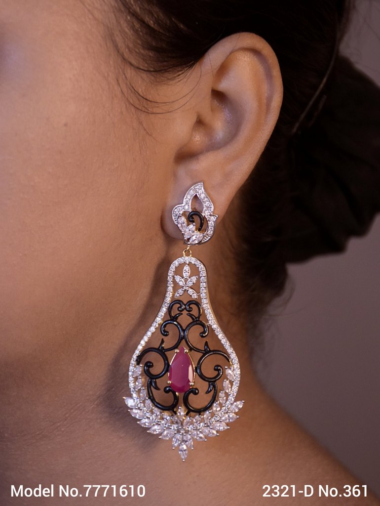 Real Zircon | Fashion AD Earrings - Amaara World