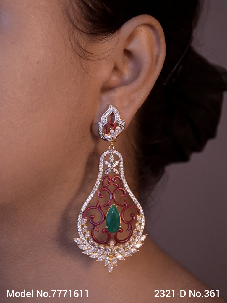 Designer Collection | AD Earrings - Amaara World