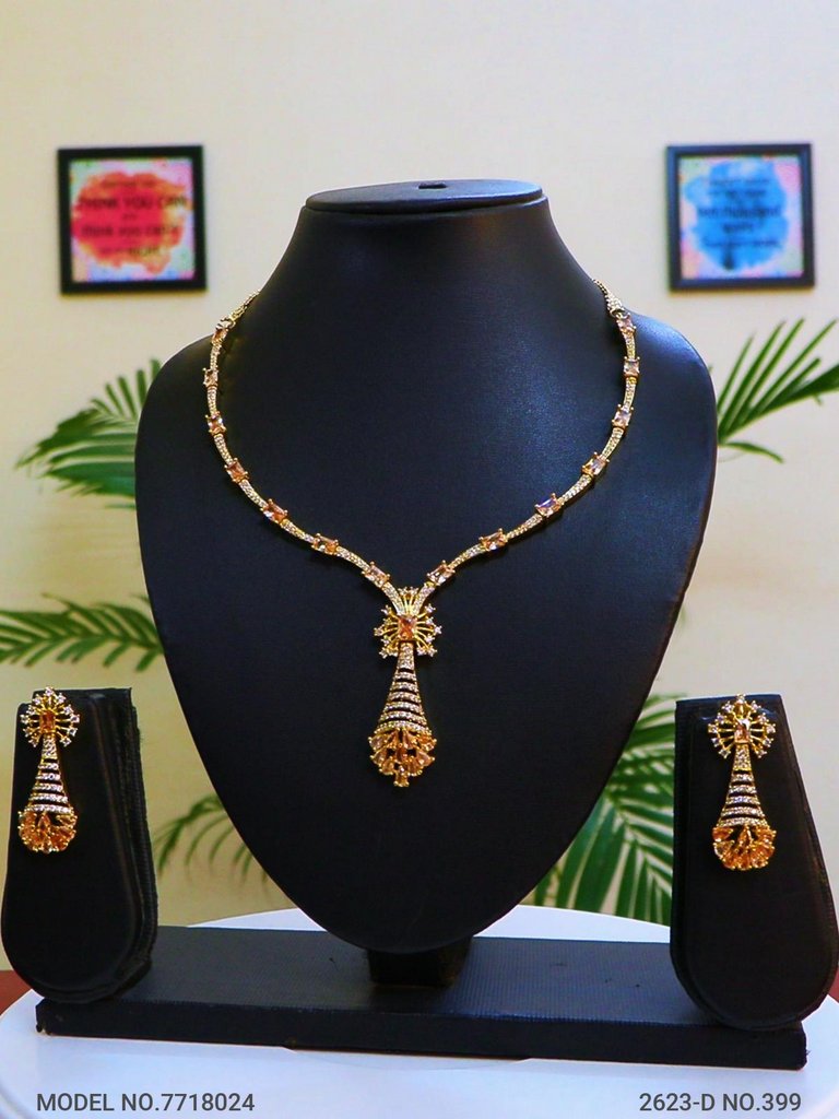 Eye catchy Necklace set - Amaara World