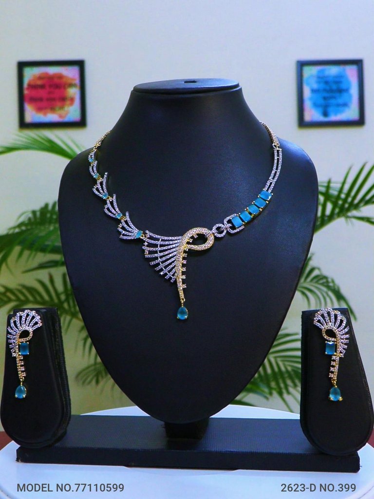 Cz Jewelry Set | Classic Pattern - Amaara World