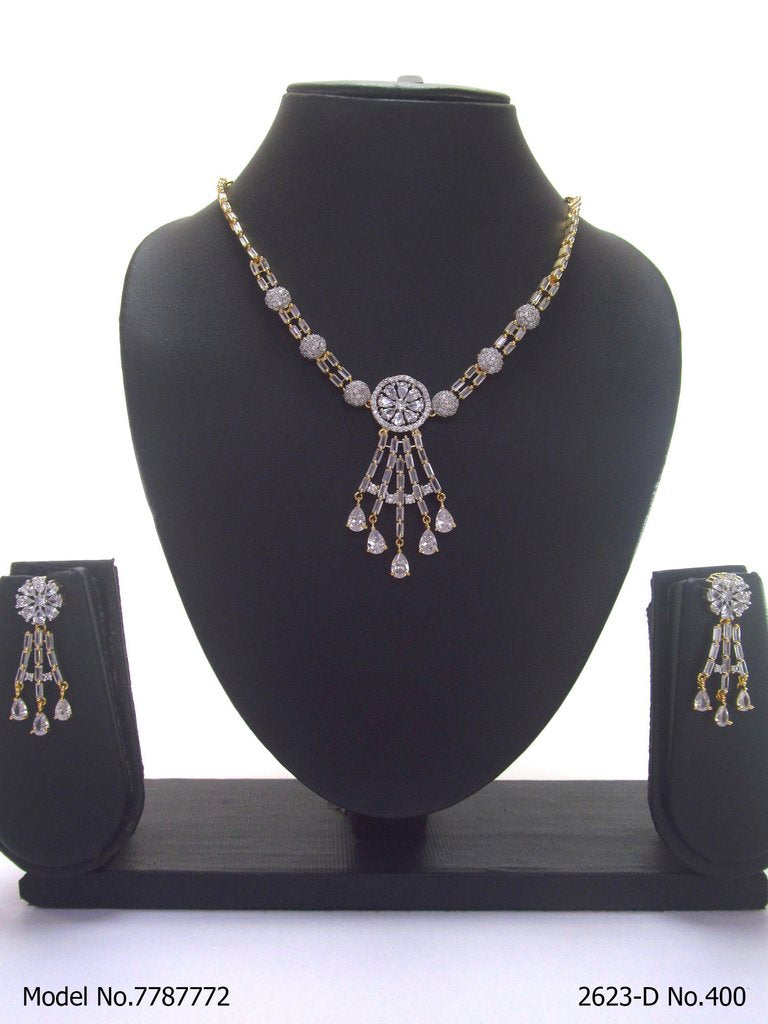 Original Zircon Necklace Set - View A