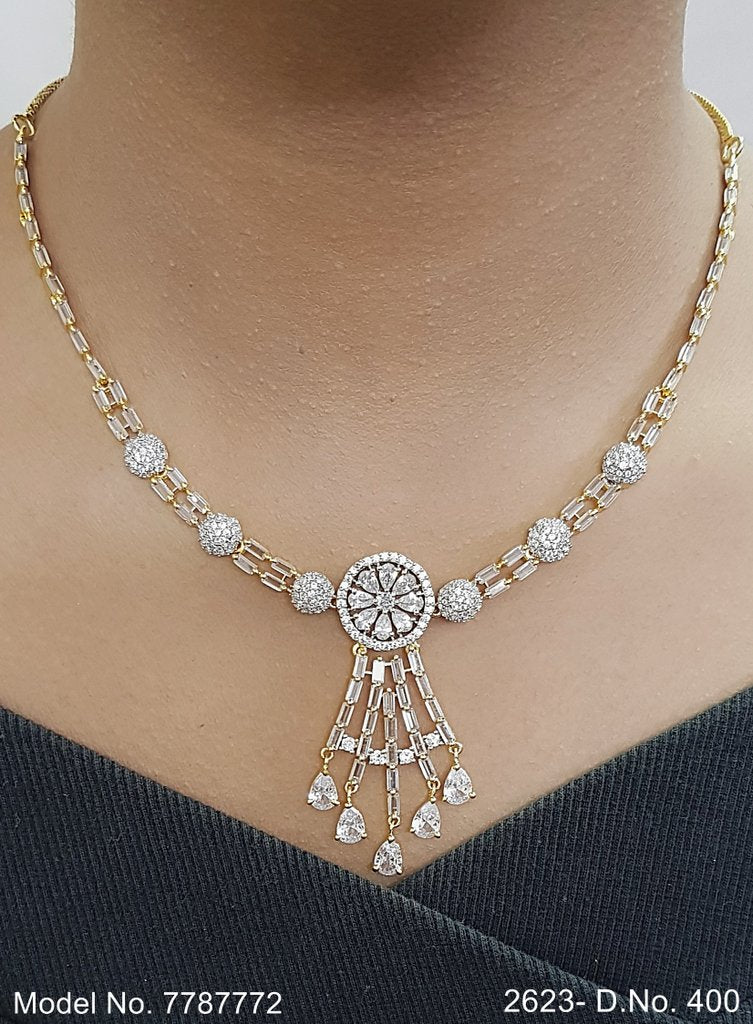 Original Zircon Necklace Set - View B