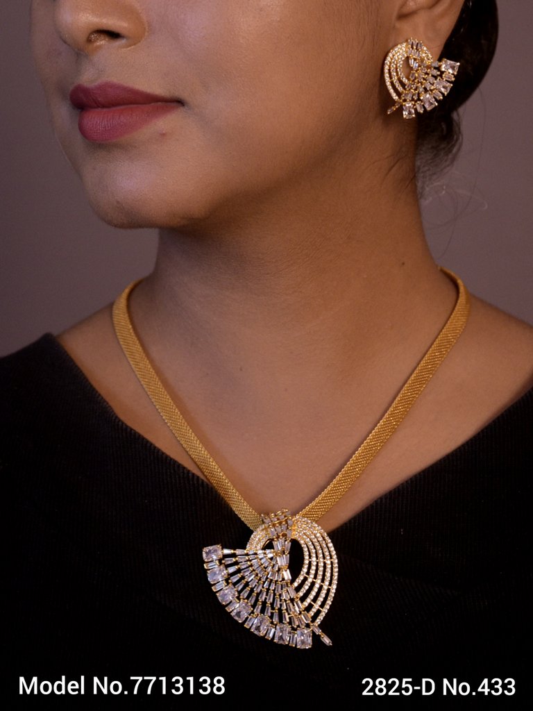 Classic Cz Pendant | Light Sets for All Occasions - Style 8 - Amaara World