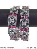 Golden Spark CZ Bangles - Amaara World