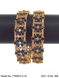 Crown Glow CZ Bangles - Amaara World USA - SKU 7755973