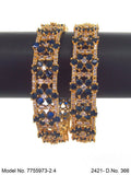 Crown Glow CZ Bangles - Amaara World