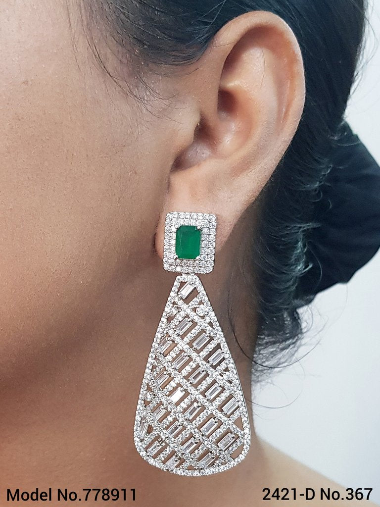 Diamond Replica Long Earrings - Amaara World