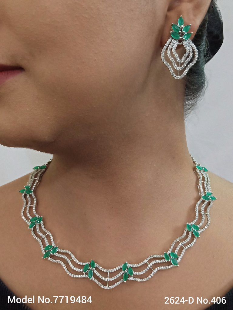 Eye catchy Necklace set - Amaara World