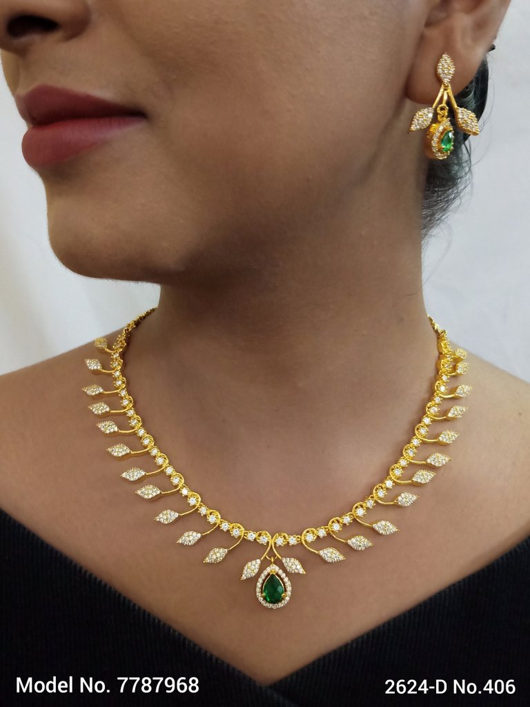 Original Cz Traditional Necklace - Amaara World