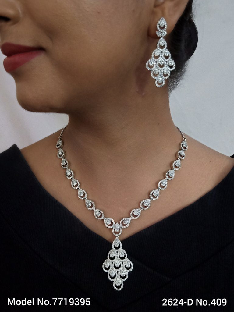 Made in India | Cz Necklace Set - Amaara World