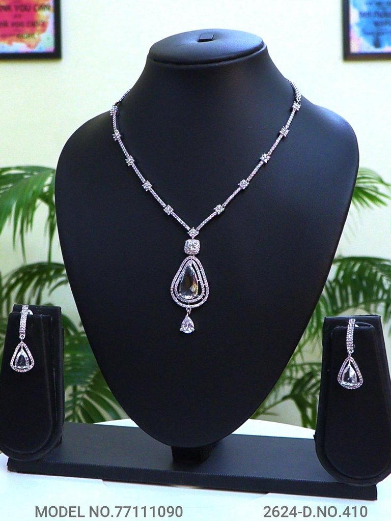 Cz Jewelry Set | Classic Pattern - Amaara World