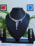 Classic yet Trendy | Cz Fashion Necklace Set - Amaara World