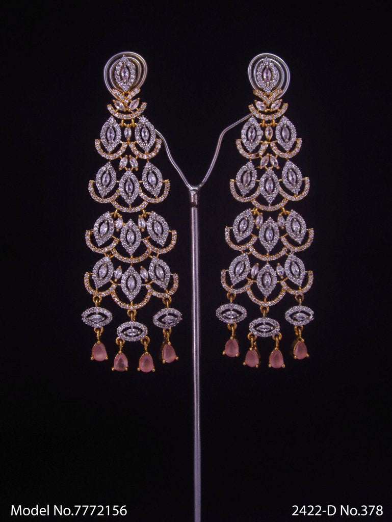 Imitation Jewelry | Cz Earrings - View A