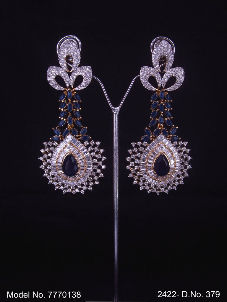 American Diamond Earrings - View A