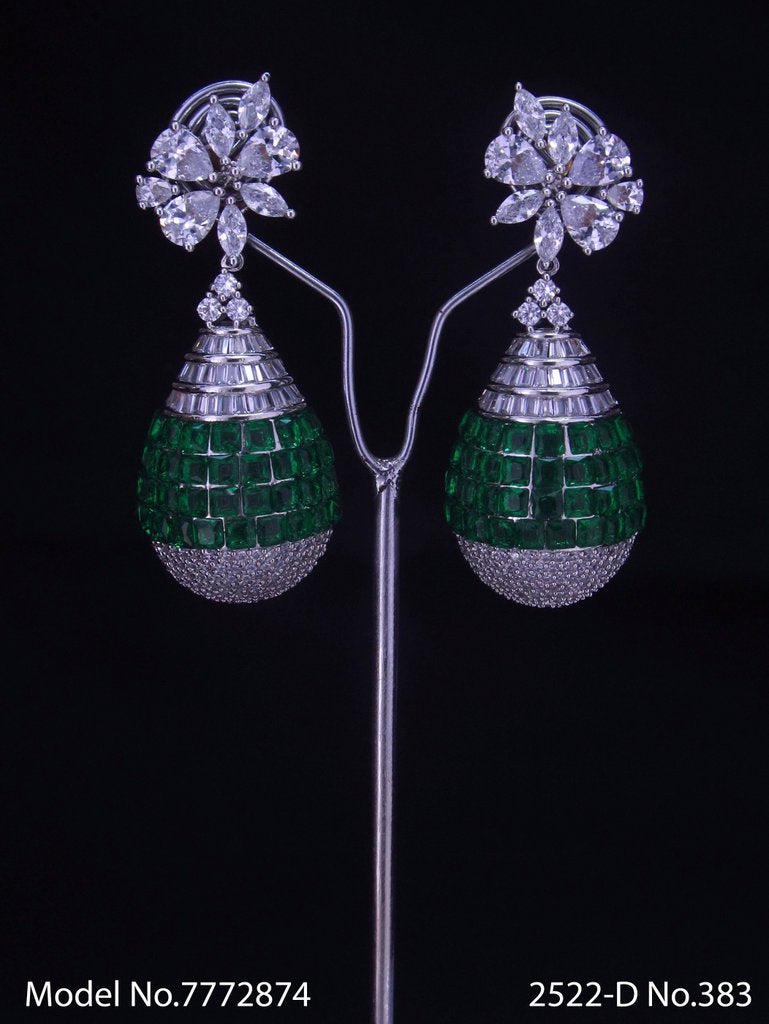 Zircon Earrings | Cz / AD Jewelry - Amaara World