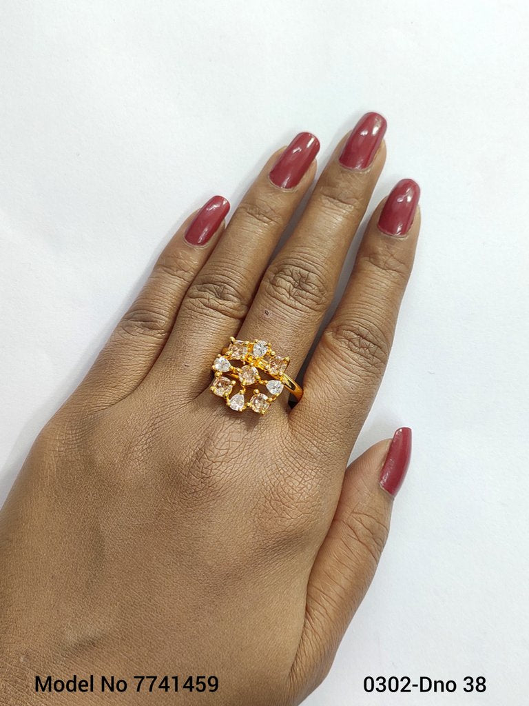 Party Wear CZ Ring - Style 2 - Amaara World