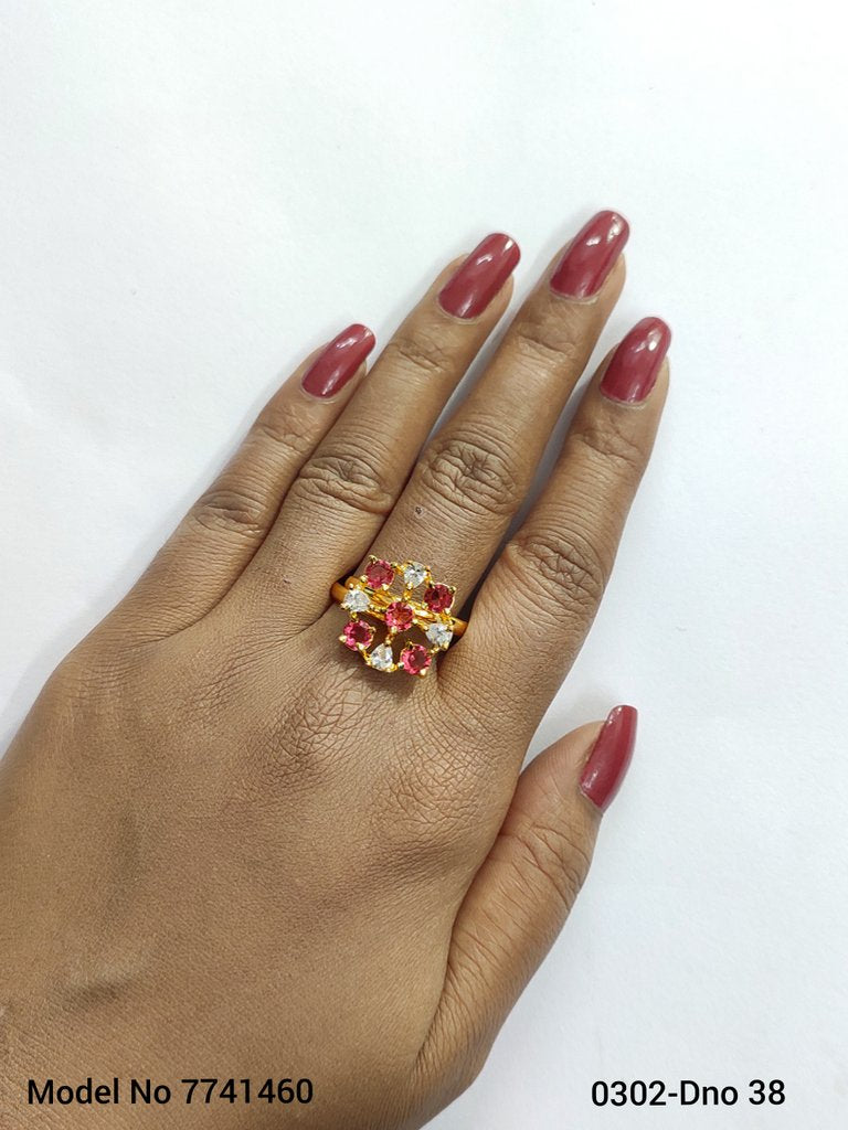 Party Wear CZ Ring - Style 3 - Amaara World