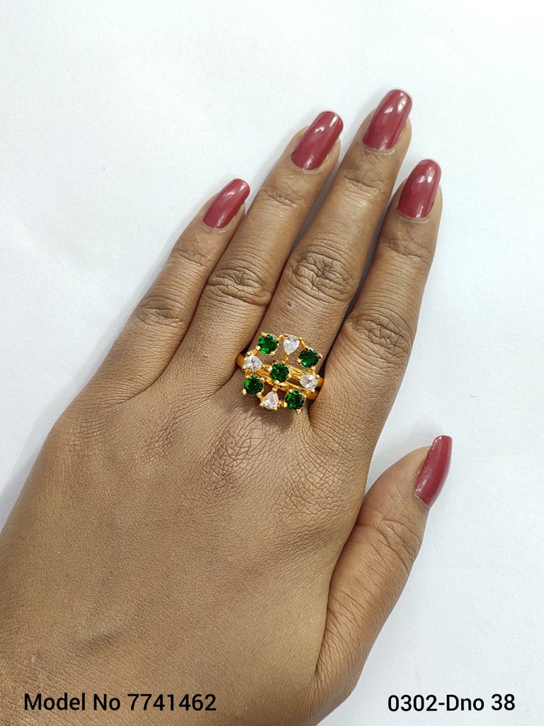 Party Wear CZ Ring - Style 5 - Amaara World