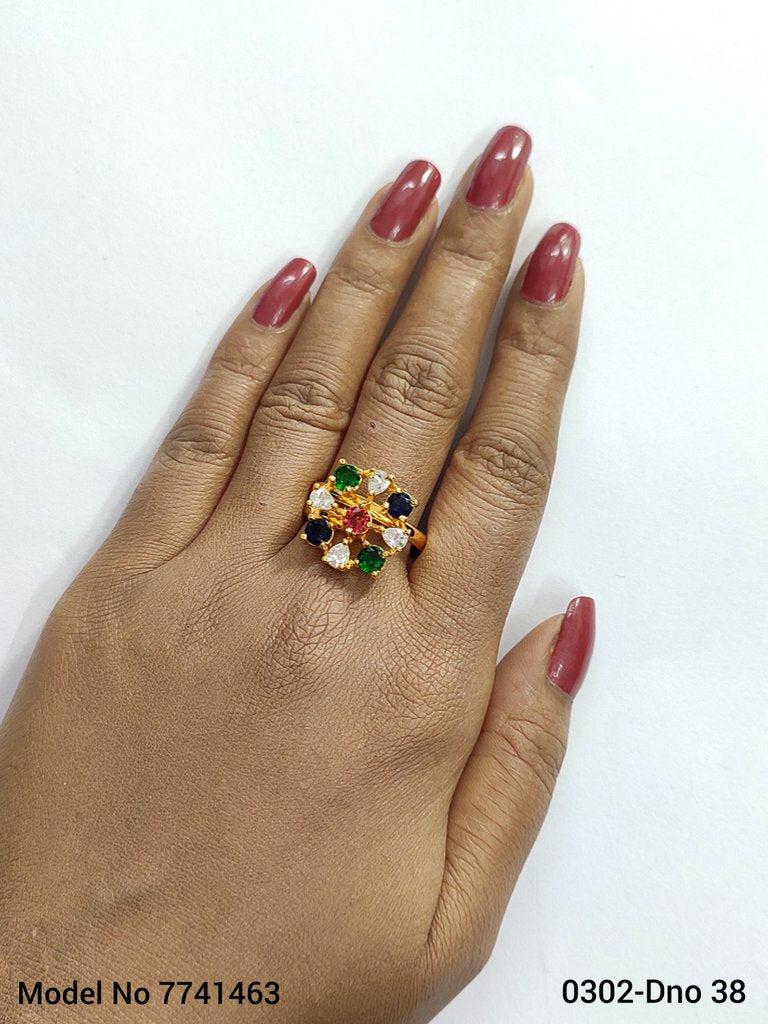 Party Wear CZ Ring - Style 6 - Amaara World