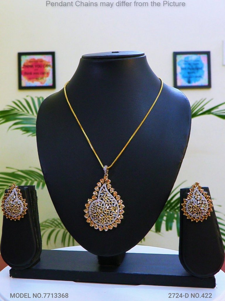 Classic Cz Pendant | Light Sets for All Occasions - Style 1 - Amaara World