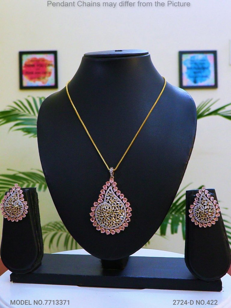 Classic Cz Pendant | Light Sets for All Occasions - Style 3 - Amaara World