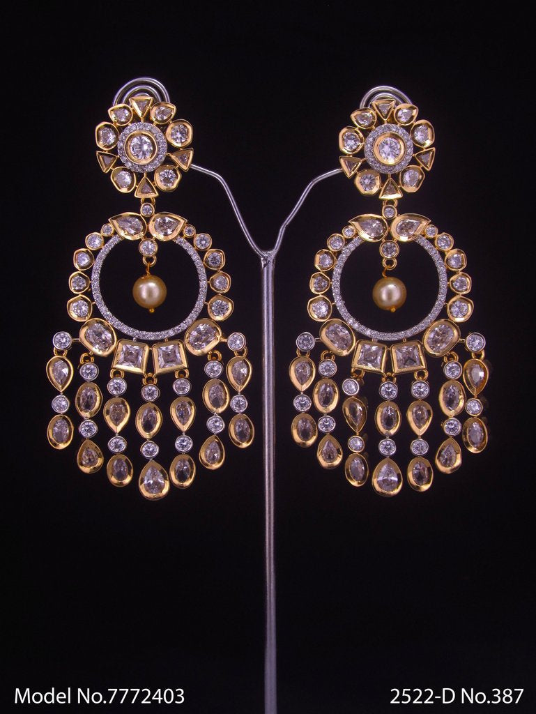 American Diamond Earrings - View A