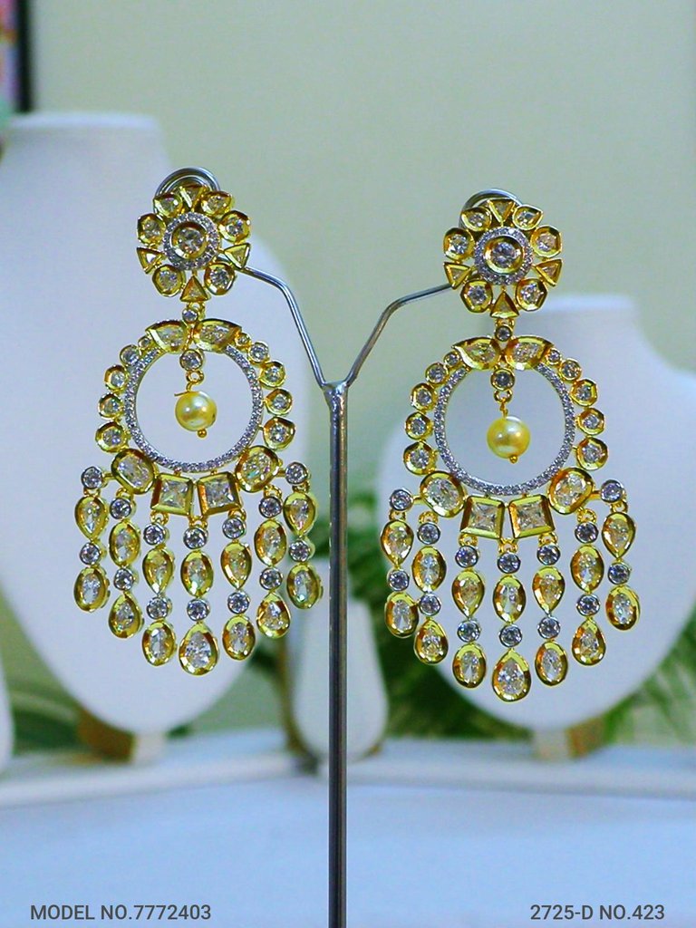 American Diamond Earrings - Amaara World