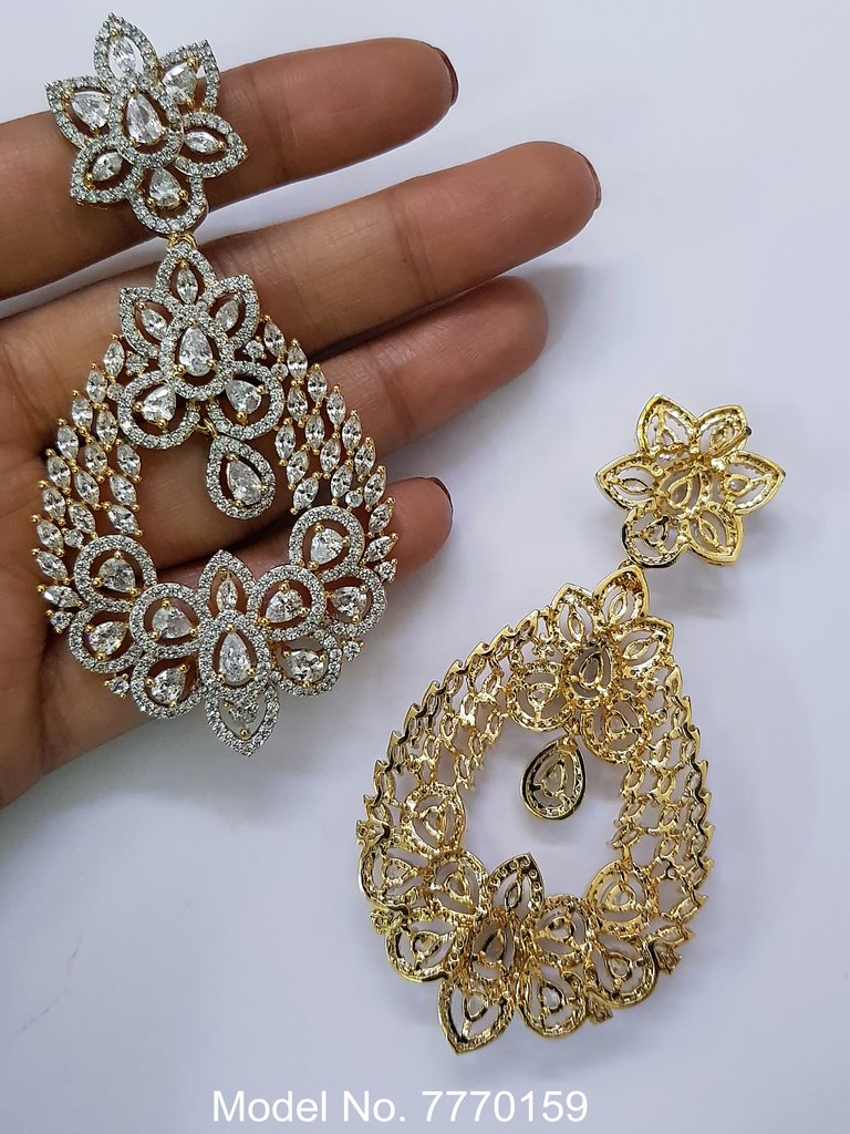 Artificial Diamond | Cz Earrings - View B
