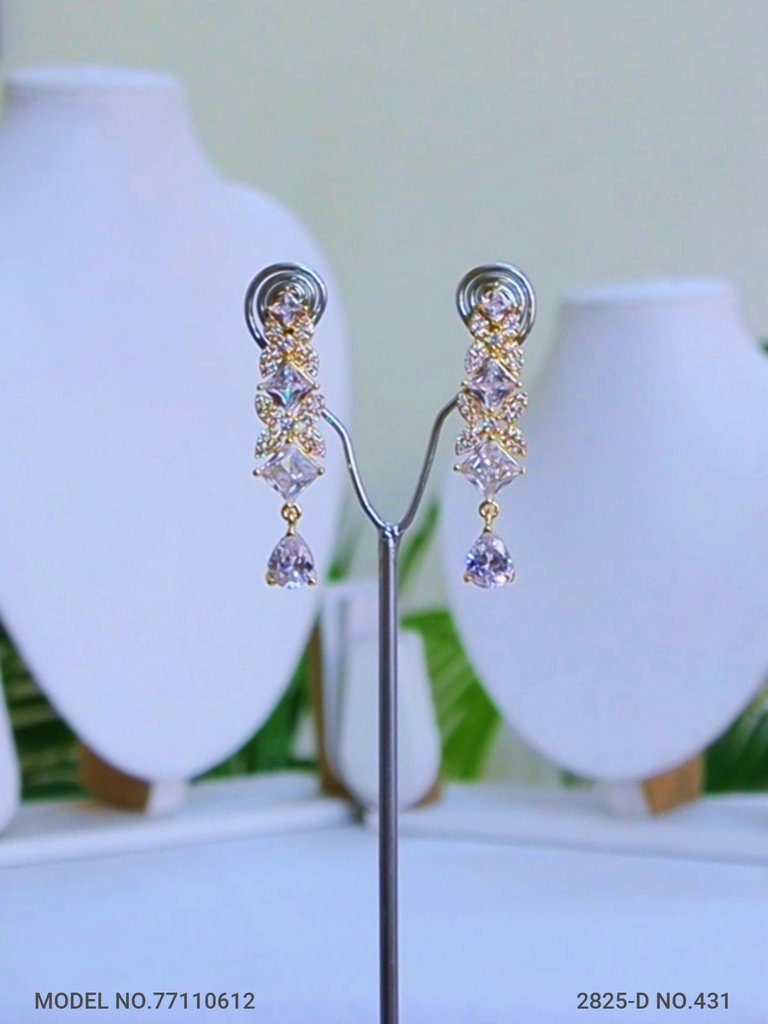 Classic Necklace | AD Jewellery | Handcrafted - View B