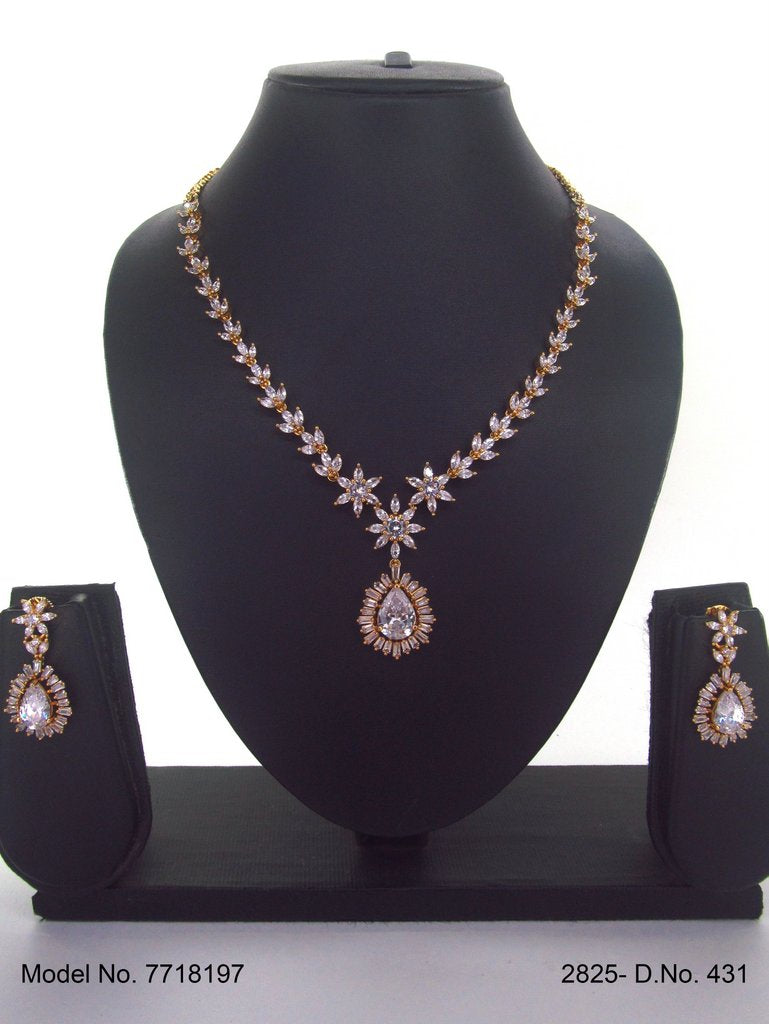 Made in India | Cz Necklace Set - Amaara World