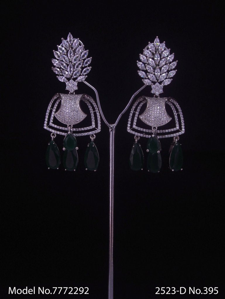 Lab Created Diamond Earrings - View A