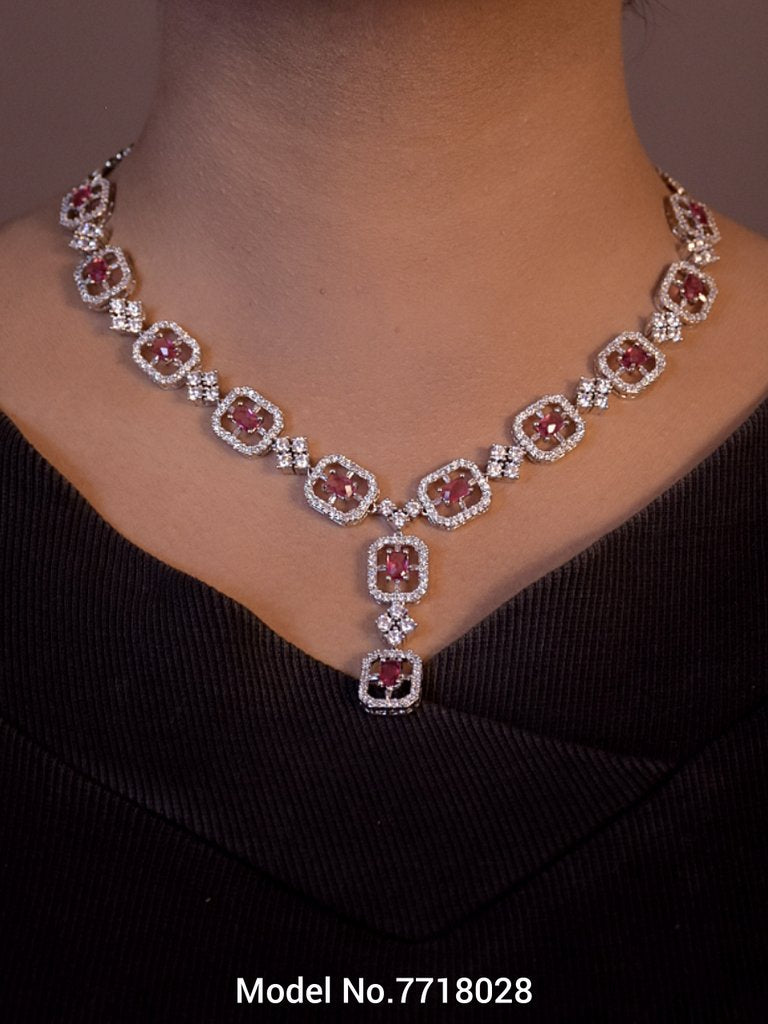 Cz Necklaces| Traditional Trendy Gift Ideas - View A