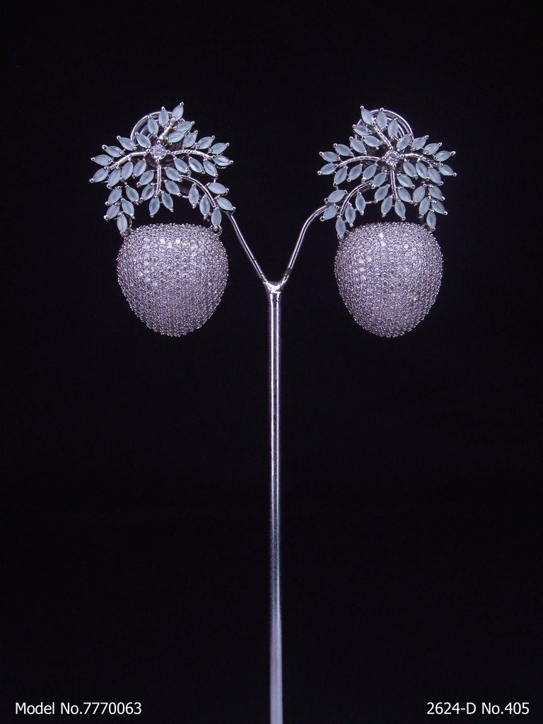 Cubic Zirconia | Earrings - View A