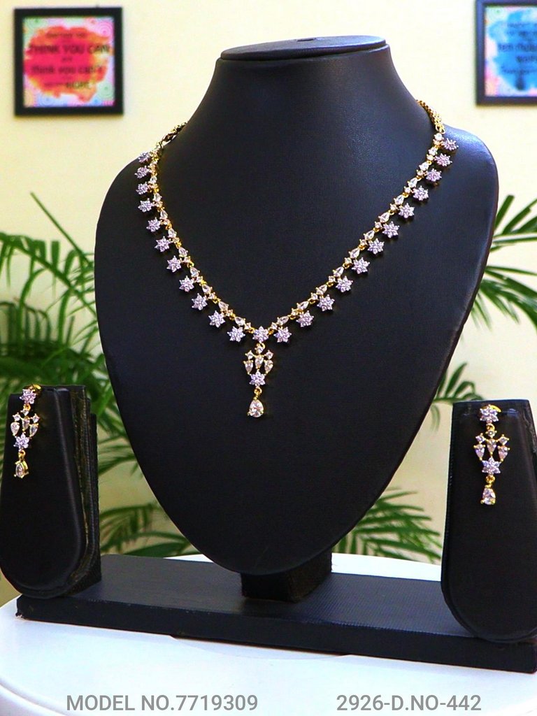 Cz Jewelry Set | Classic Pattern - Amaara World
