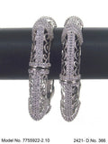 Silver Glow Bangles - Amaara World USA - SKU 7755922
