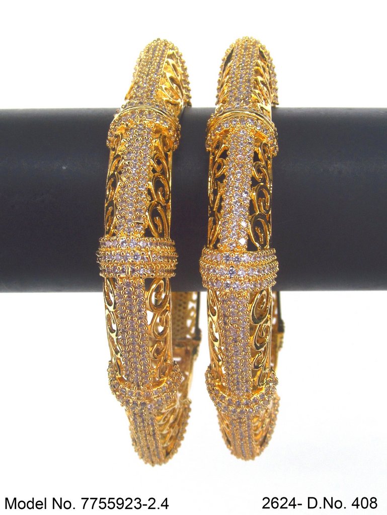Crystal Shine Bangles - Amaara World USA - SKU 7755923